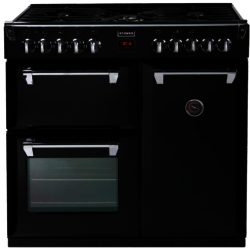 Stoves Richmond 900DFT 90cm Dual Fuel Range Cooker in Black